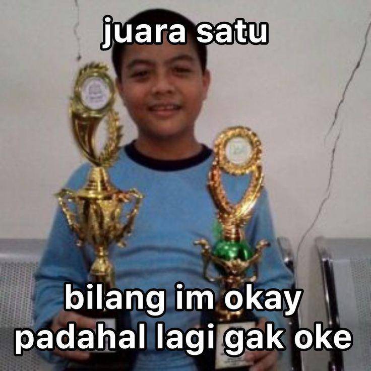 Meme juara satu (twitter.com/txtdarigajelas)