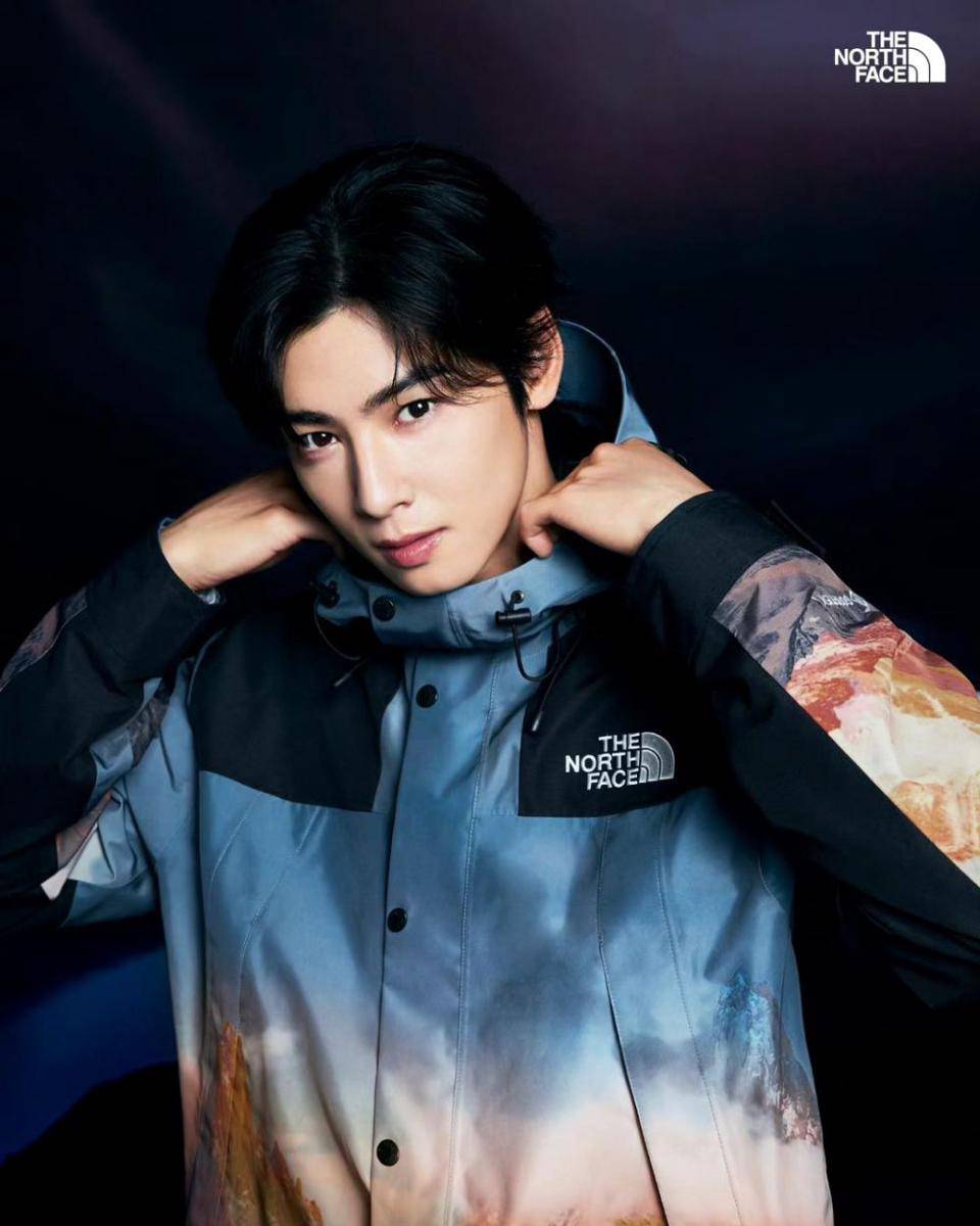 Cha Eunwoo ASTRO untuk The North Face (instagram.com/thenorthface_kr)