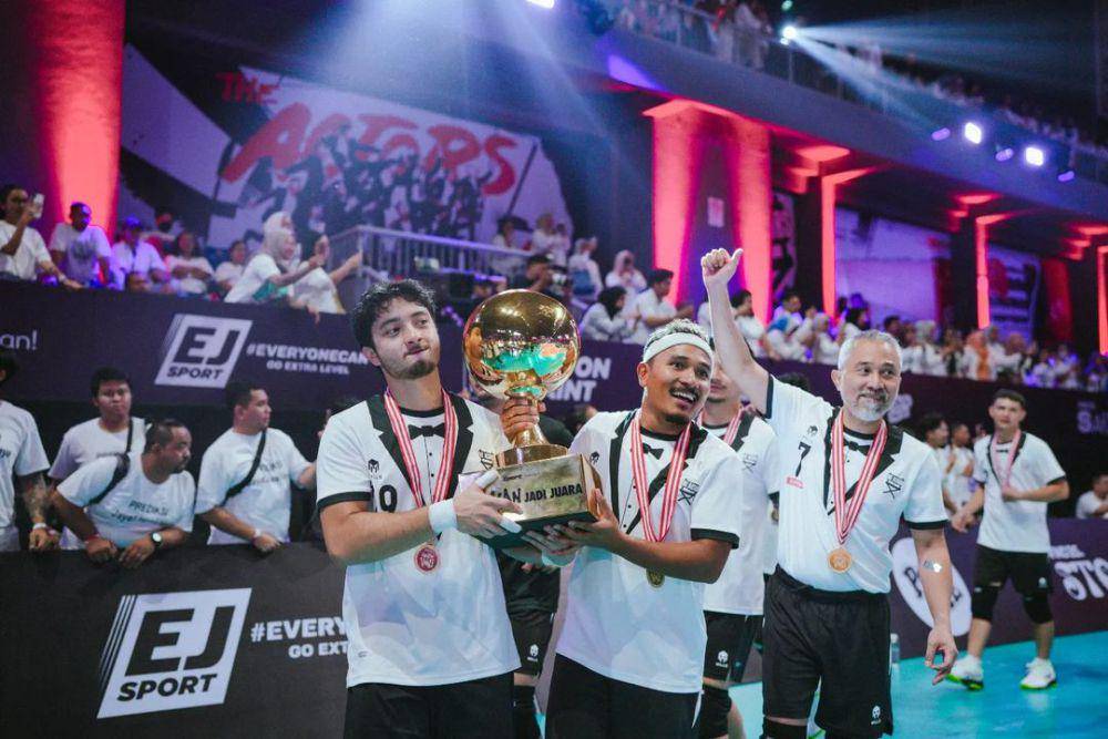 potret Bryan Domani bermain voli (instagram.com/bryandomani_bd_)