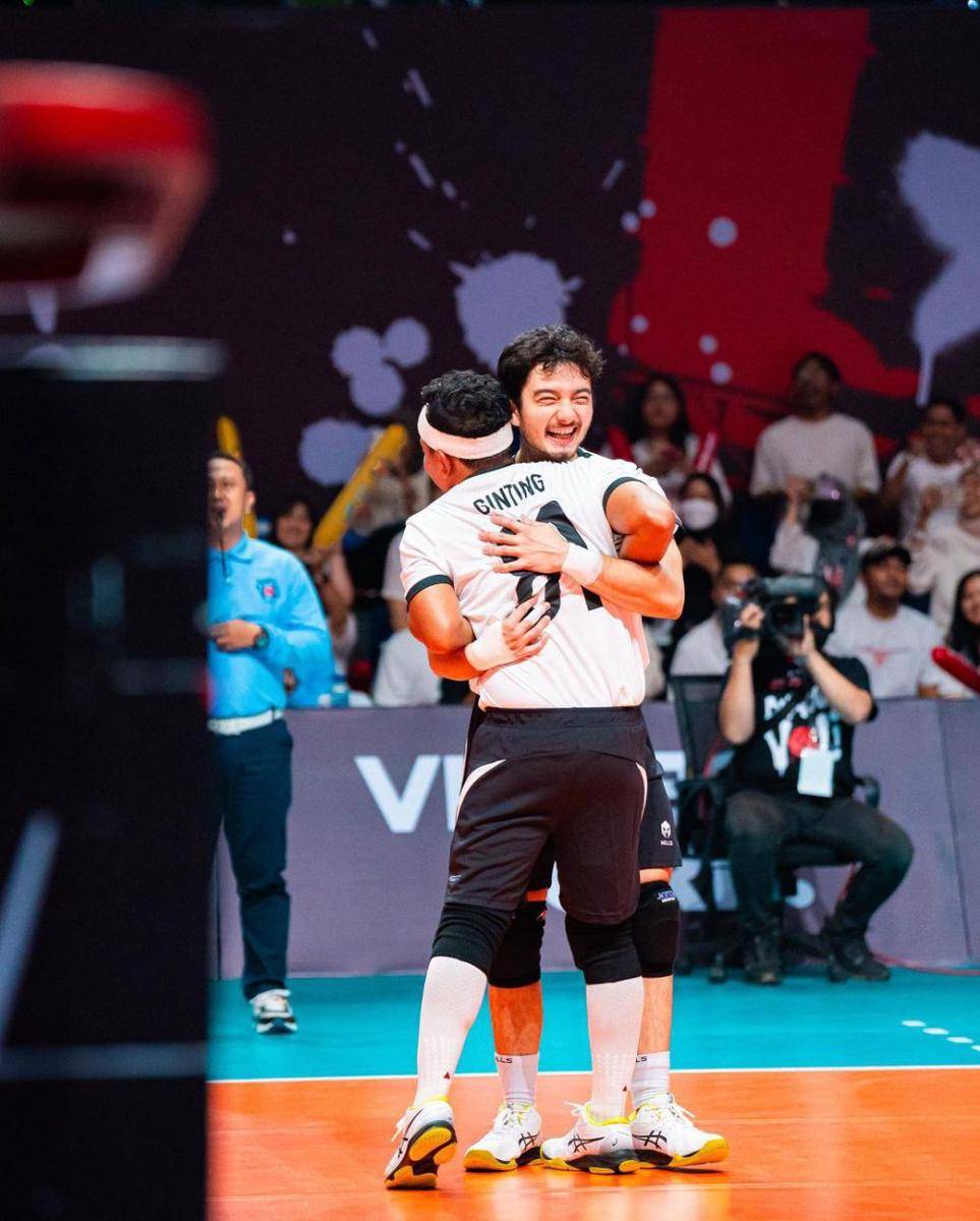 potret Bryan Domani bermain voli (instagram.com/bryandomani_bd_)