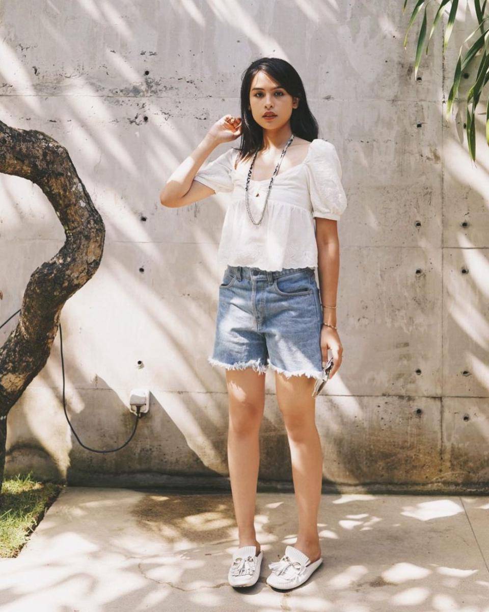 OOTD Korean Style ala Maudy Ayunda (instagram.com/maudyayunda)