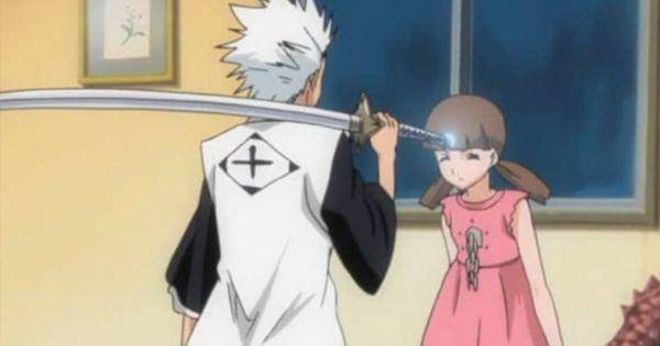 Hitsugaya melakukan Konso pada roh ( Dok. Pierrot / Bleach )