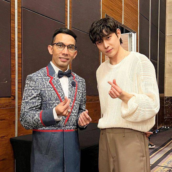 potret Indra Herlambang bersama Kim Young Dae (instagram.com/indraherlambang)
