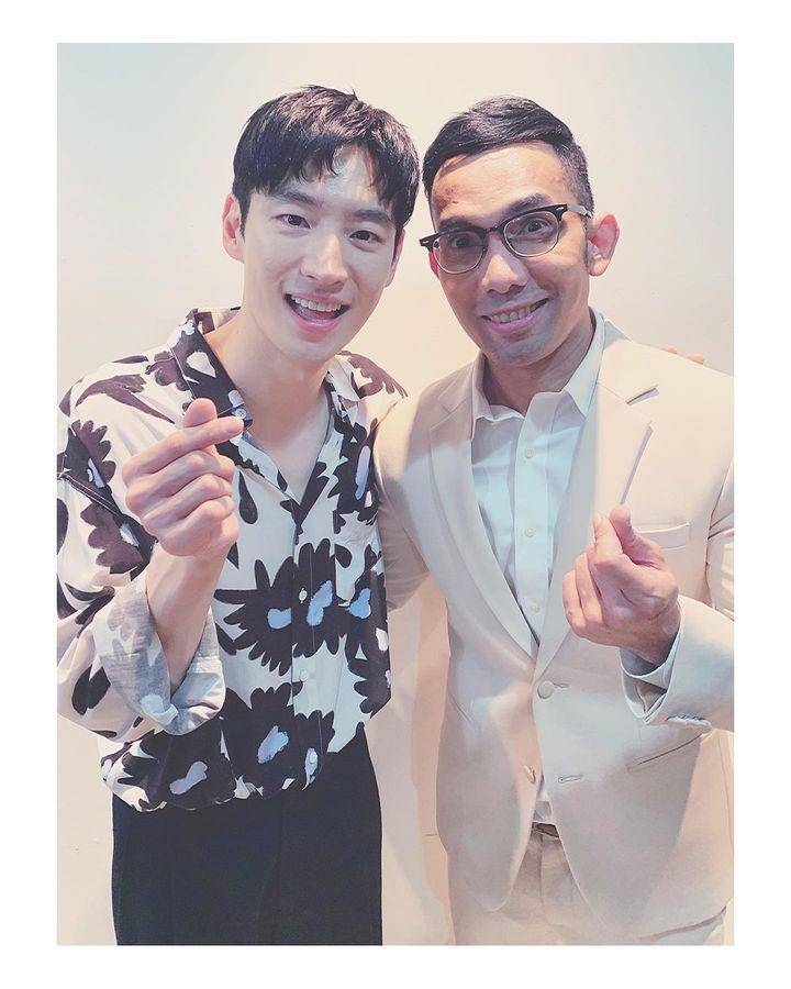 potret Indra Herlambang bersama Lee Je Hoon (instagram.com/indraherlambang)