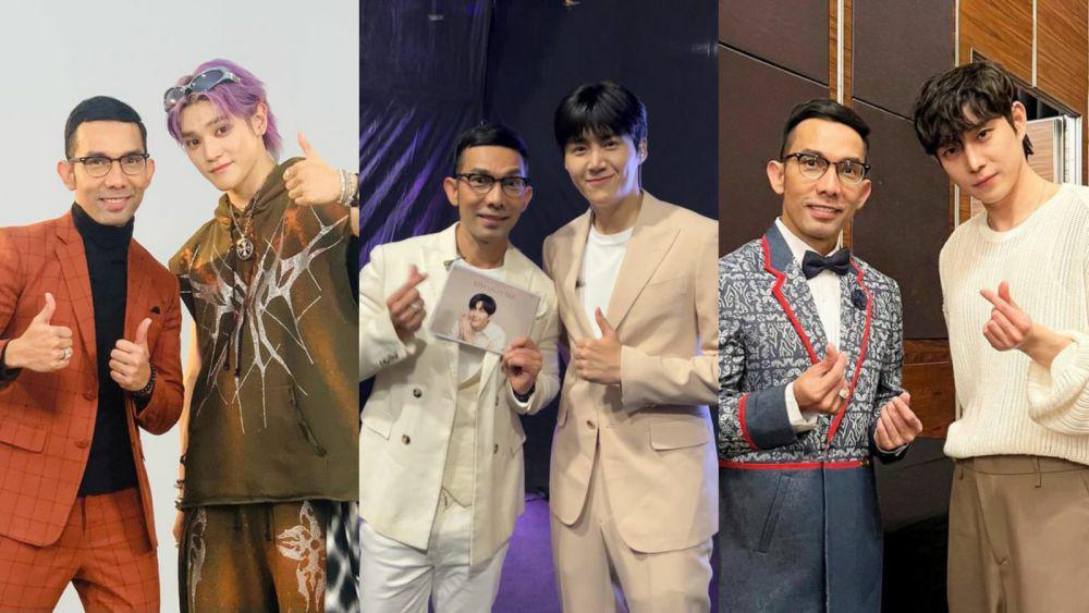 11 Potret Indra Herlambang dengan Artis Pria Korea Selatan, Bikin Iri!