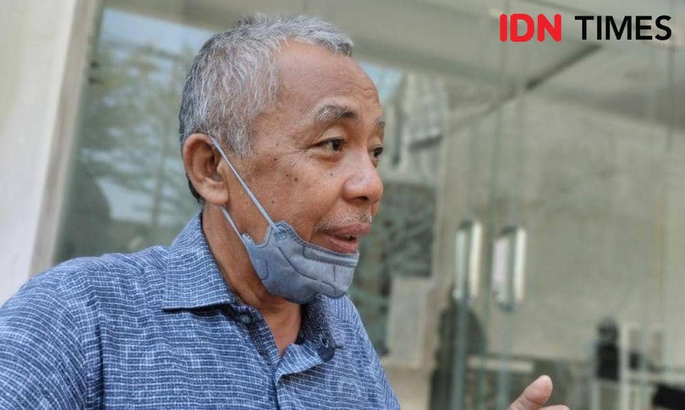 Salah satu dewan pengurus masjid Aziz Cilalang Makassar, Ismail. IDN Times/Dahrul Amri