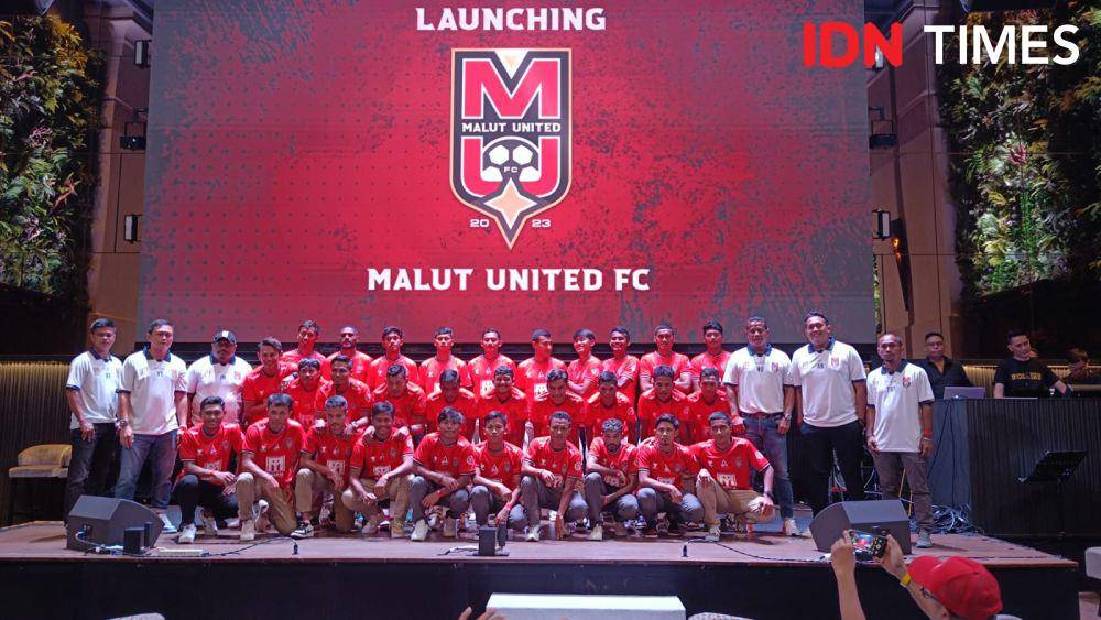 Malut United resmi launching tim, Jumat (1/9/2023). (IDN Times/Tino).