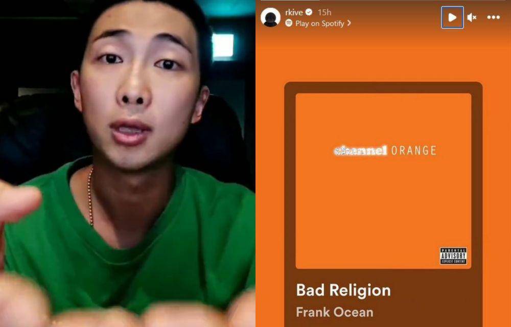 RM BTS klarifikasi soal Bad Religion (Instagram.com/rkive | Twitter.com/jin_sitha_jimin)