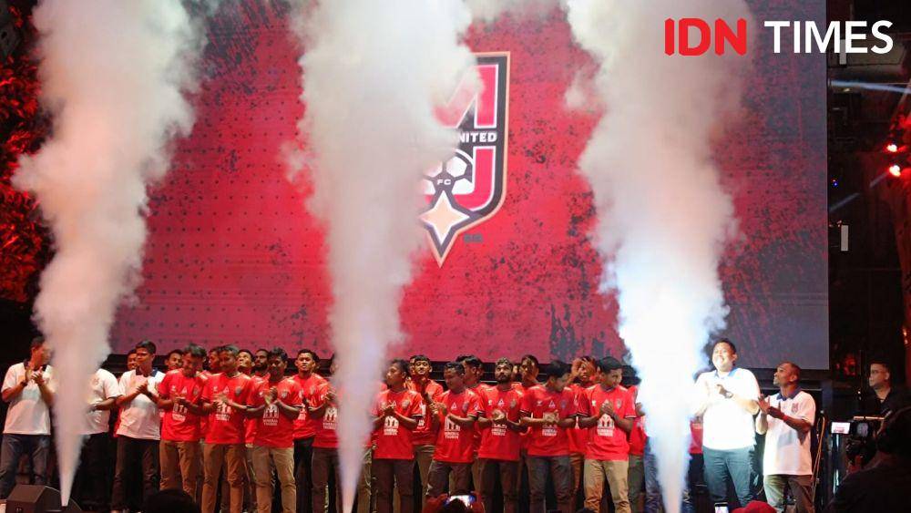 Malut United resmi launching tim, Jumat (1/9/2023). (IDN Times/Tino).