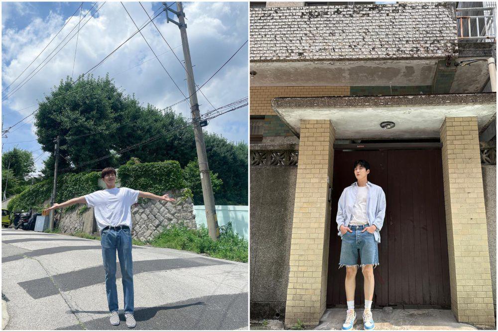 10 Padu Padan T-Shirt Putih ala Kim Seon Ho untuk Ngedate, Kece!