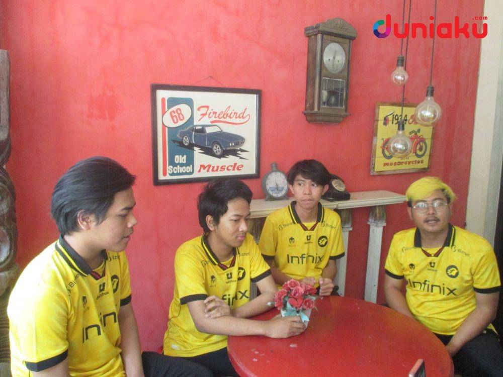 ONIC di Media Day FFML S8. duniaku.com/Adhitya Daniel