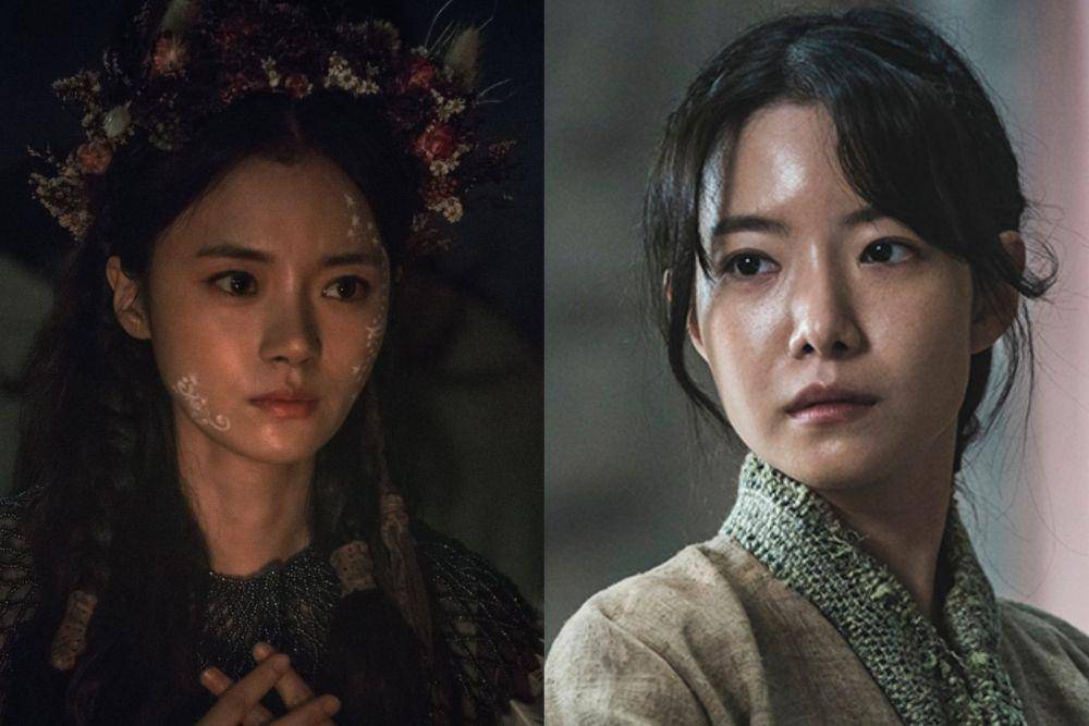 Go Bo Gyeol di drakor Arthdal Chronicles (twitter.com/CJnDrama) | Ha Seung Lee di drakor Arthdal Chronicles: Sword of Aramun (dok. tvN)