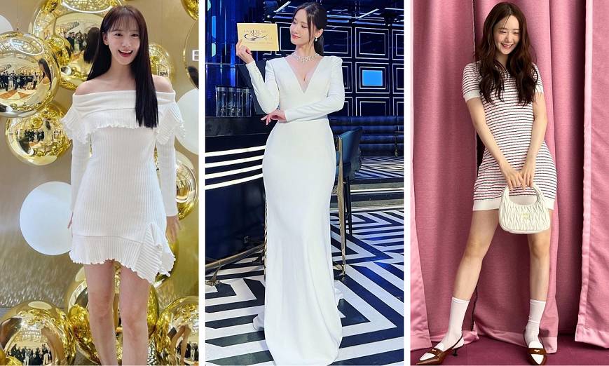 10 Inspirasi Mix and Match Outfit Putih ala Yoona SNSD