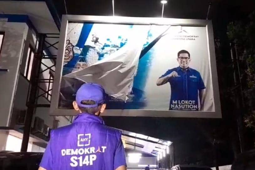 Baliho Anies Diturunkan, Demokrat Sumut Ungkit Bela NasDem Kasus BTS