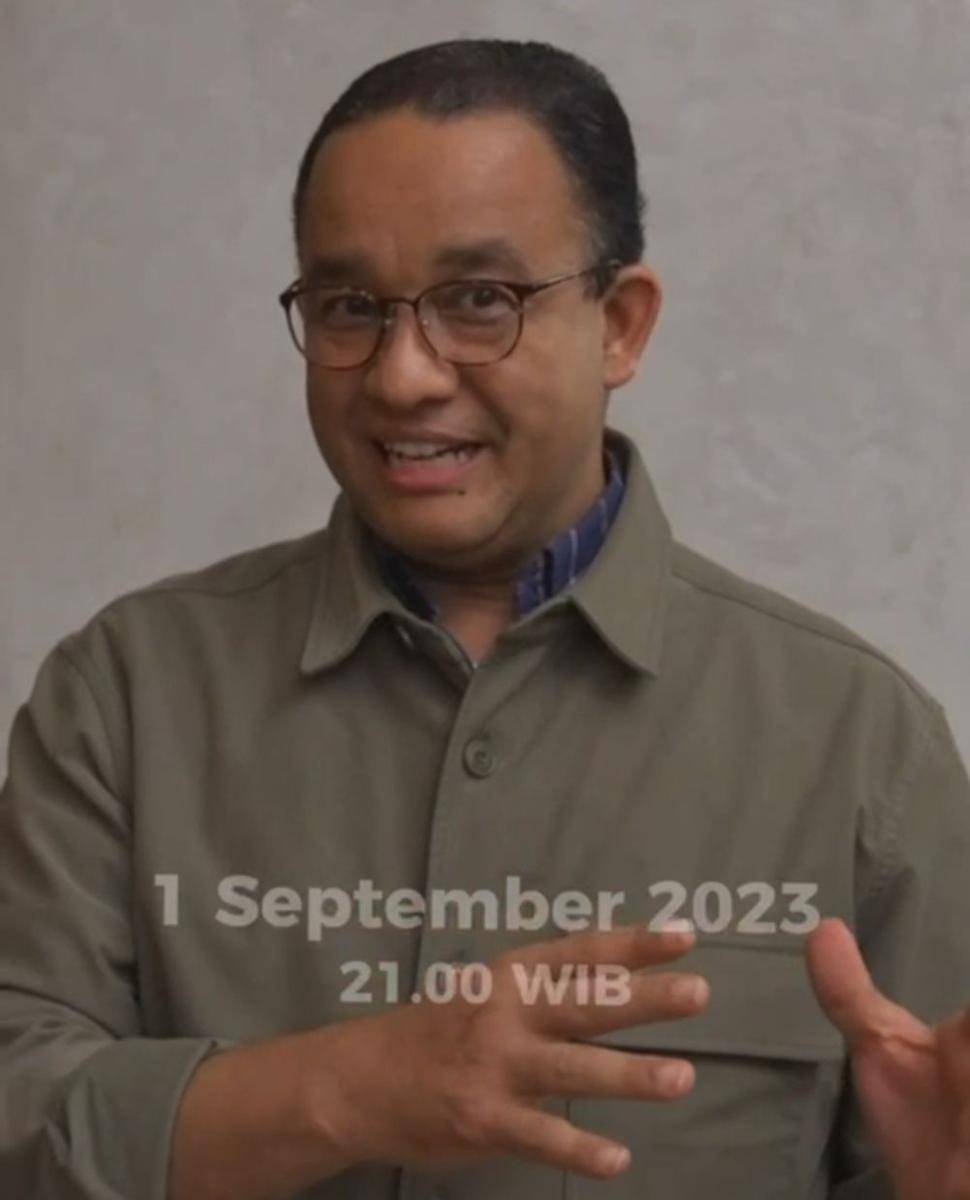 Bakal capres dari Koalisi Perubahan untuk Persatuan, Anies Baswedan. (Tangkapan layar YouTube)