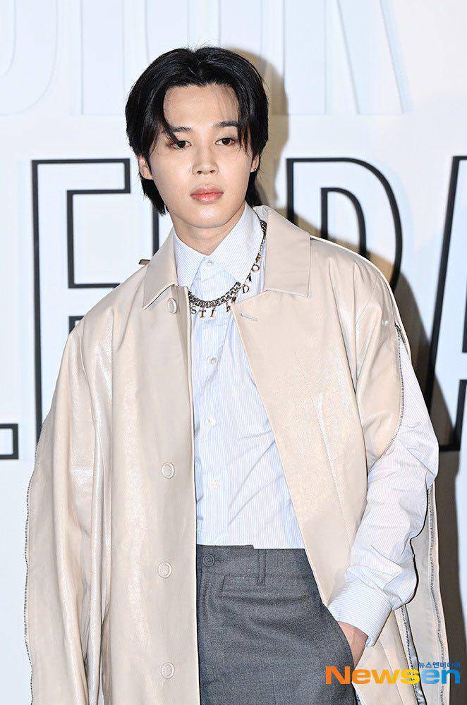 potret Jimin BTS di Dior Lady Celebration (dok. Newsen)