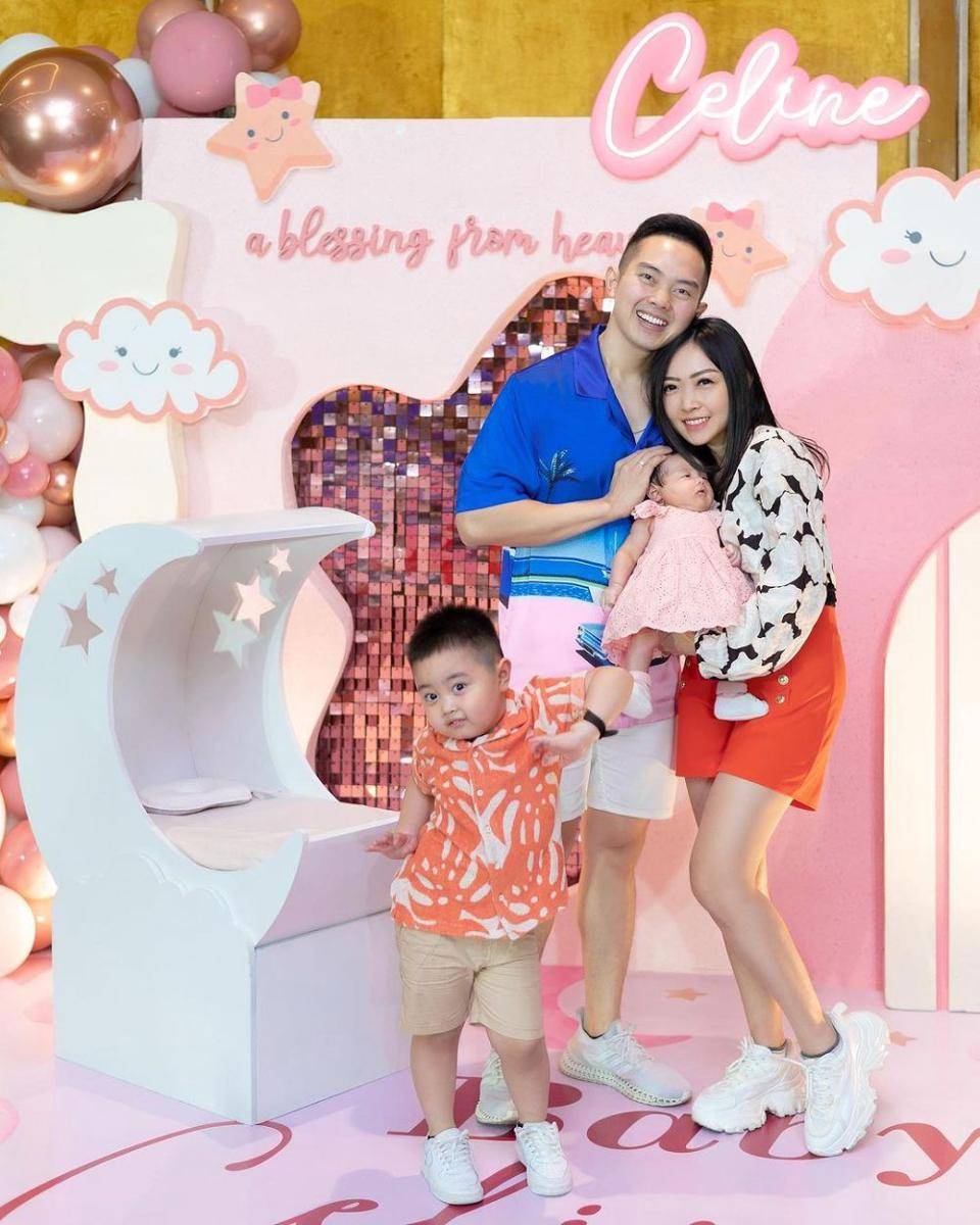 potret syukuran 40 hari adik Clayton (instagram.com/lizzebethmua)
