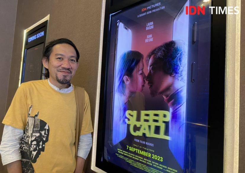 Daniel Irawan, kritikus film di Medan yang ikut nonton film sleep call (IDN Times/Indah Permata Sari)