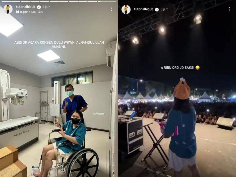 potret TikTokers Aul Tutorial Hidup jalani rontgen | potret Aul di event Balikpapan (instagram.com/tutorialhidub)