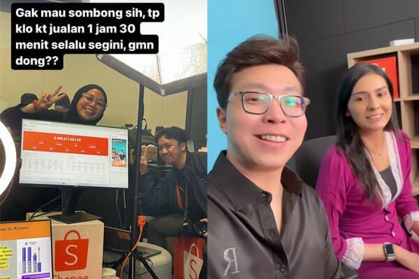 Lagi-Lagi Rekor, dr. Richard Raih Rp5.5 M di Shopee Live dalam 1.5 Jam