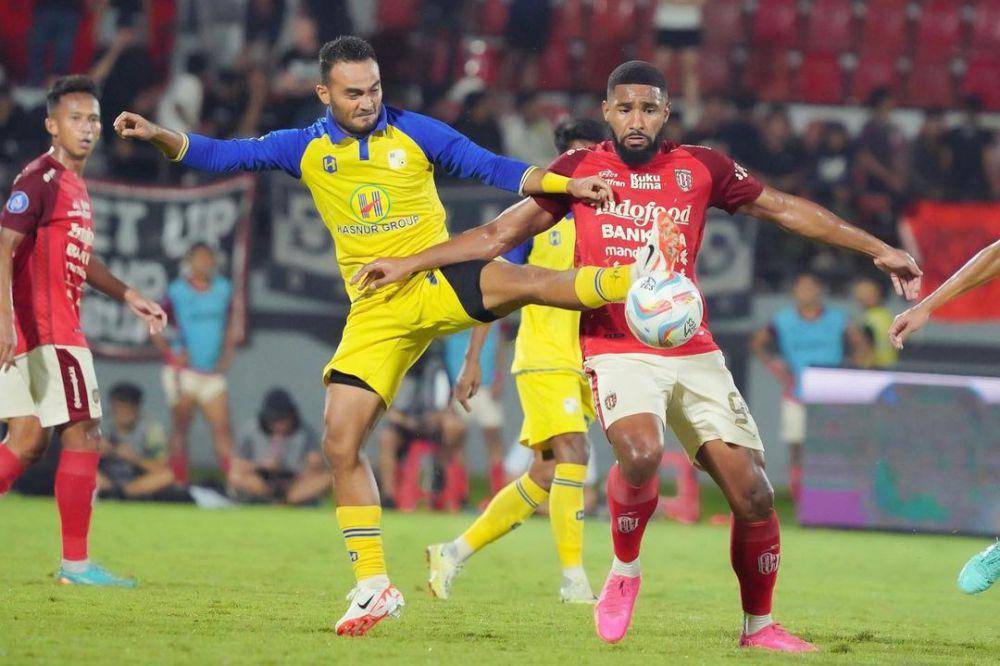 Barito Putera saat menghadapi Bali United pada putaran pertama Liga 1 Indonesia 2023/2024. (instagram.com/psbaritoputeraofficial)