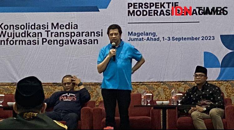 Irjen Kemenag M Faisal ungkap temuan pungli di KUA. (IDN Times/Amir Faisol)