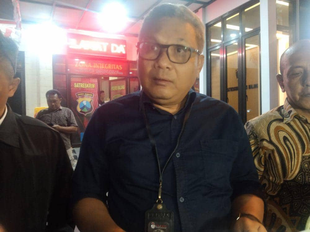 Ketua TATAK, Imam Hidayat usai mengikuti gelar perkara LP Model B. (IDN Times/Rizal Adhi Pratama)