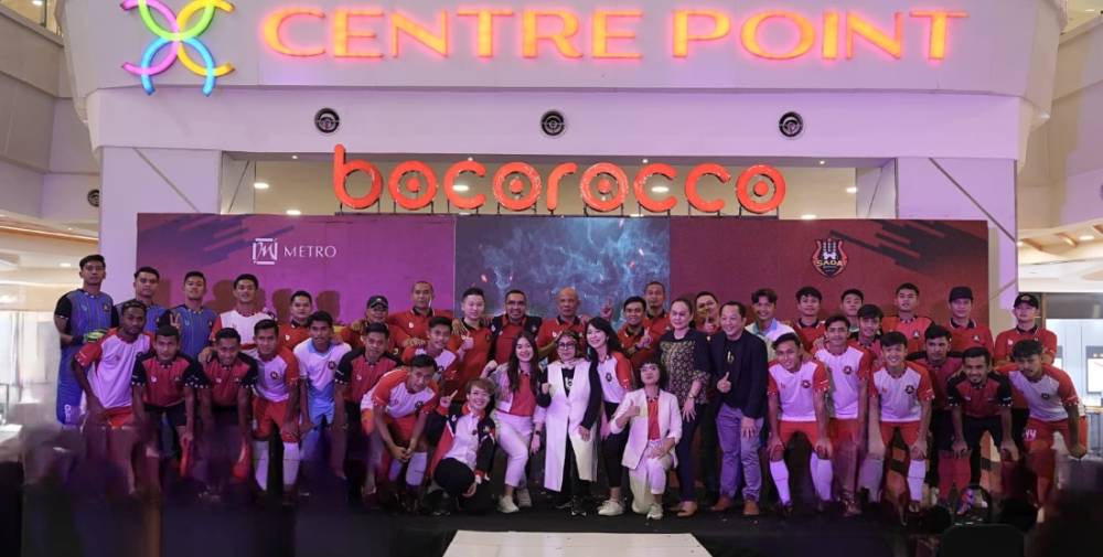Skuat Sada Sumut FC saat launching di Centre Point Mal, Jumat (1/9/2023) (Dok.Sada Sumut FC)