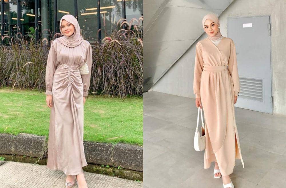 8 Inspirasi Dress Minimalis Untuk Kondangan ala Putri Nuryuliani