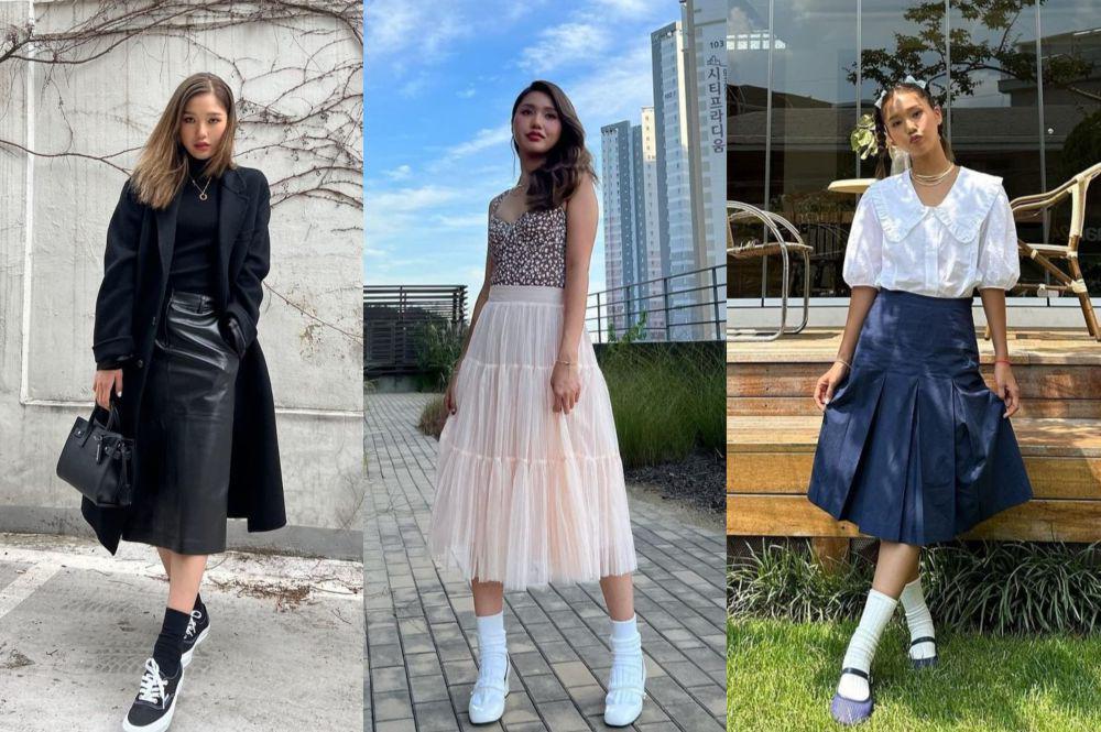 7 Ide Padu Padan Midi Skirt ala Mimi Oh My Girl, Chic dan Trendi!