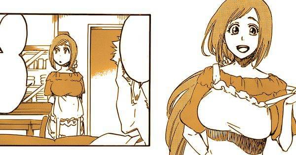 Ichigo dan Orihime yang kini menjadi pasangan suami-istri ( Dok. Shueisha / Bleach )