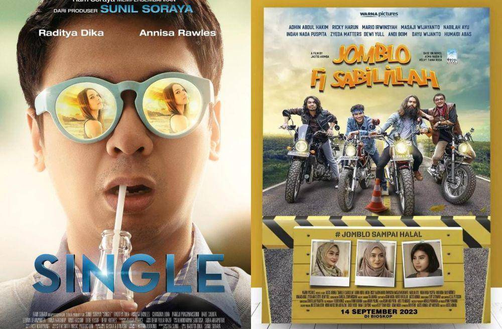 Film tentang Jomblo (dok. Warna Pictures / Jomblo Fisabilillah | dok. Soraya Intercine Films / Single)