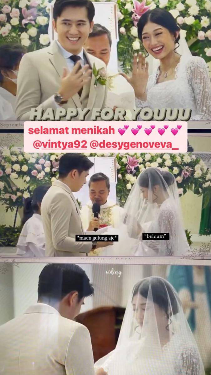 Momen Desy Genoveva eks JKT48 menikah (instagram.com/im.coco_channel)
