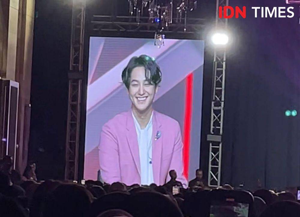 Kim Bum di Fan Meeting Jakarta 2023 (IDN Times/Erfah Nanda)