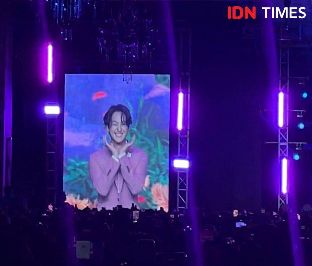 Kim Bum di Fan Meeting Jakarta 2023 (IDN Times/Erfah Nanda)