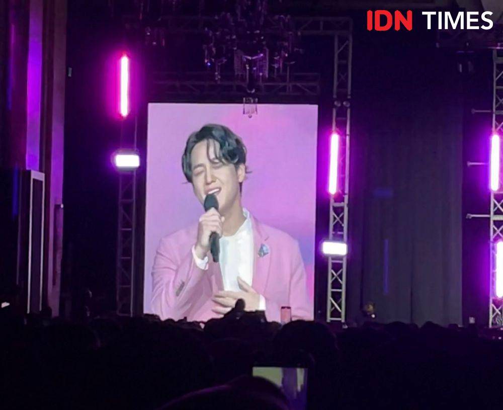 Kim Bum di Fan Meeting Jakarta 2023 (IDN Times/Erfah Nanda)