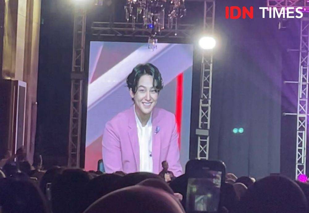 Kim Bum di Fan Meeting Jakarta 2023 (IDN Times/Erfah Nanda)
