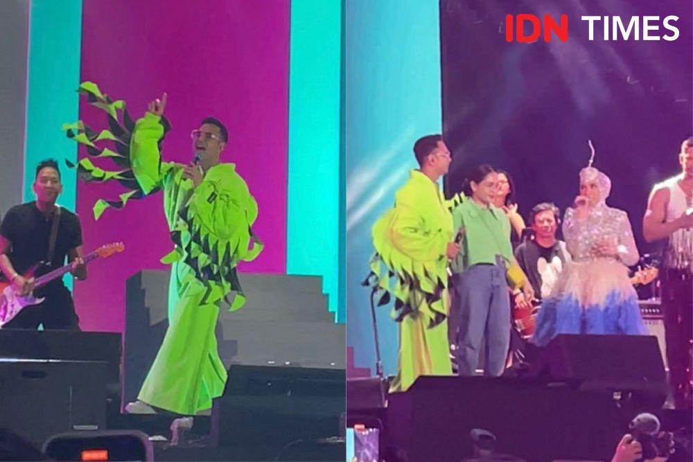 7 Potret Melly Goeslaw dan BBB di Synchronize 2023, Live Gak Lipsync