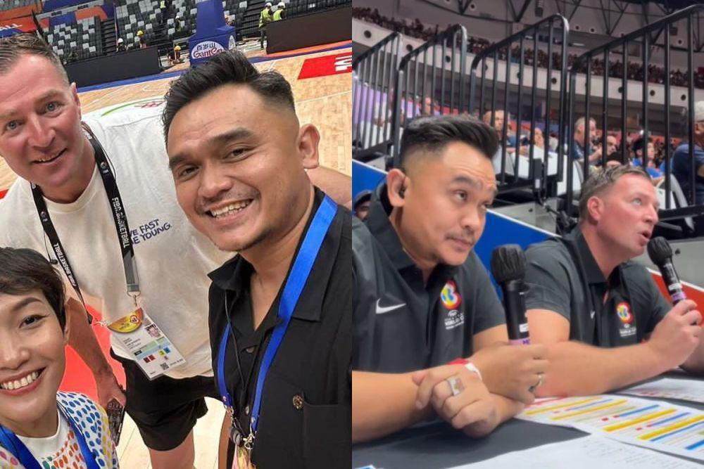 7 Potret Valentino Jebret Jadi MC FIBA Basketball World Cup