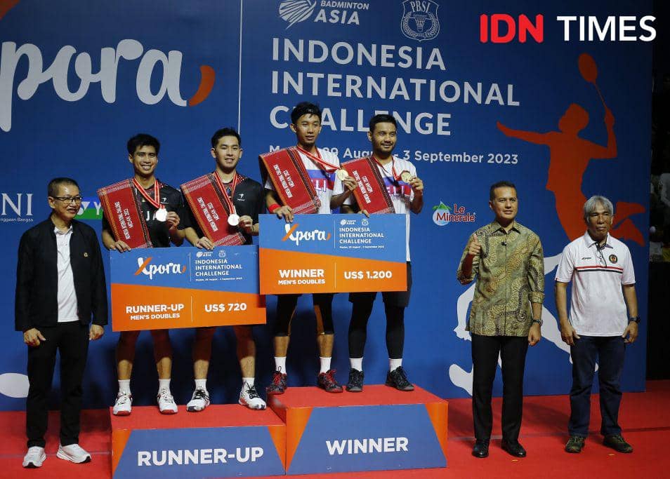 Di Luar Ekspektasi, Ganda Putra Berry-Rian Juara di ICC 2023