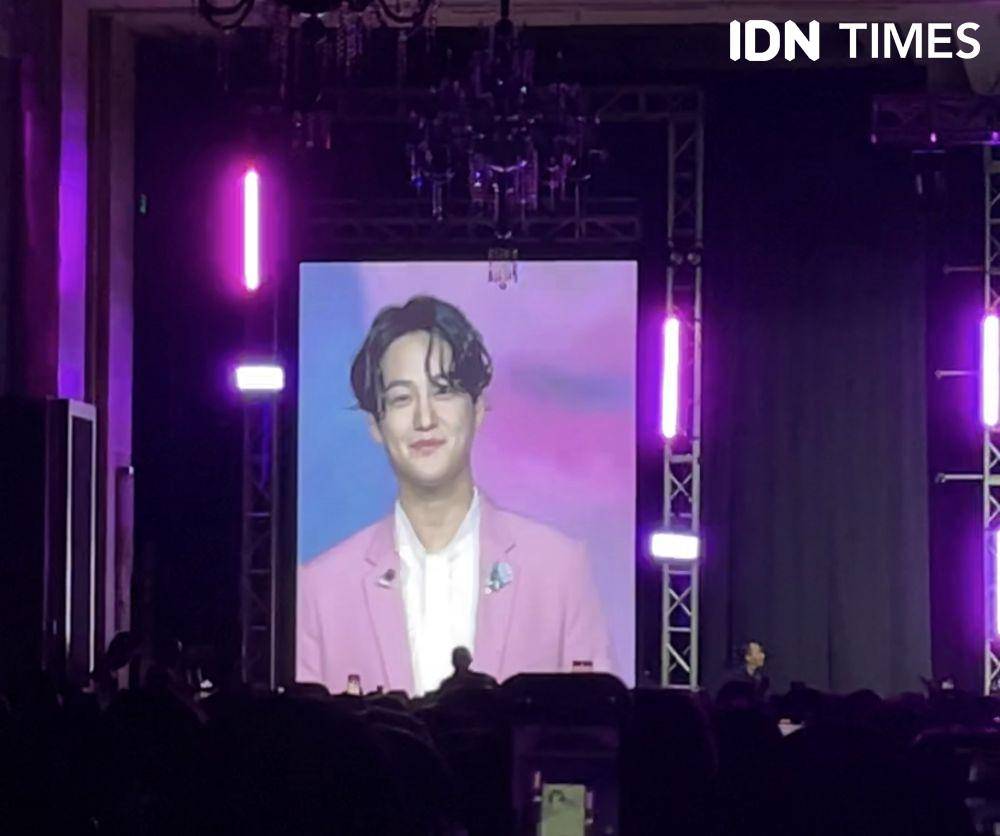 Kim Bum di Fan Meeting Jakarta 2023 (dok. IDN Times/Erfah Nanda)