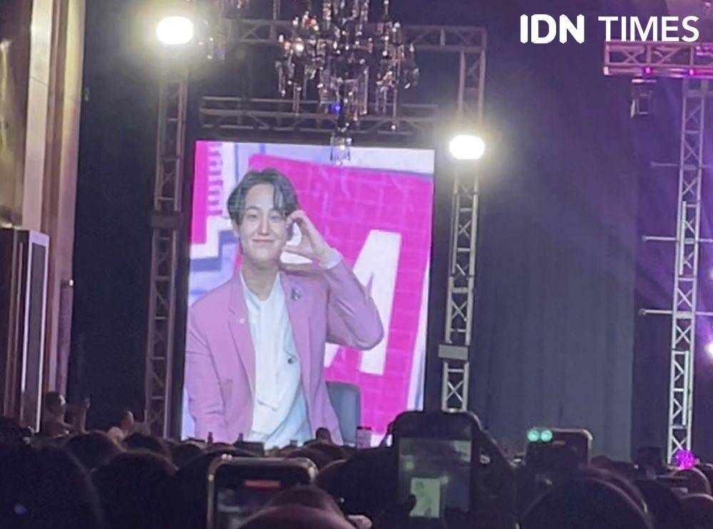 Kim Bum di Fan Meeting Jakarta 2023 (dok. IDN Times/Erfah Nanda)