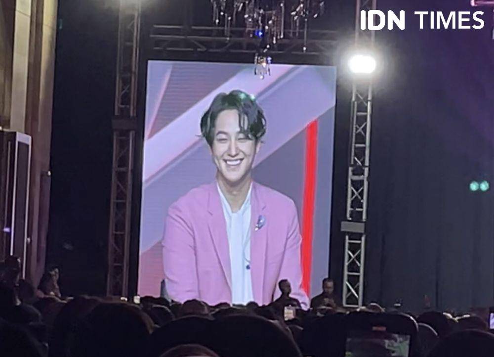 Kim Bum di Fan Meeting Jakarta 2023 (dok. IDN Times/Erfah Nanda)