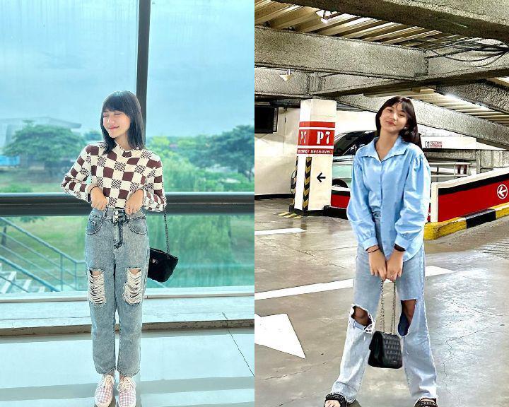 10 Inspirasi Boyish Style ala Sridevi DA, Comfy dan Stylish Abis!