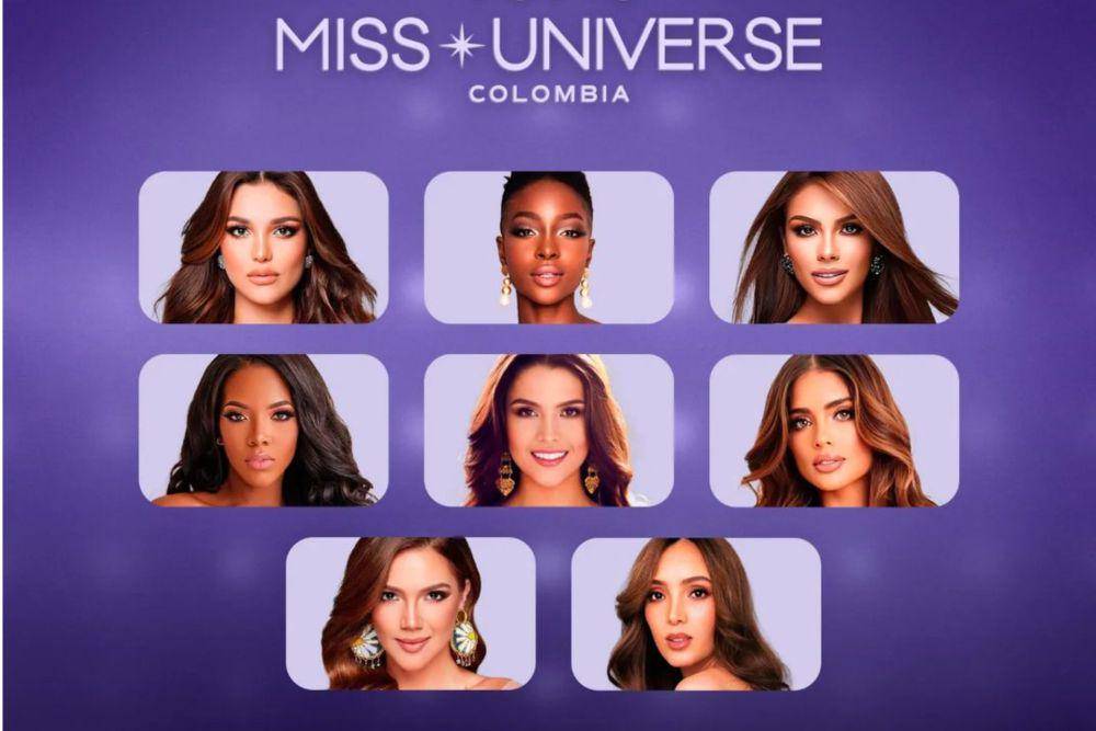 Top 8 Miss Universe Kolombia 2023 (instagram.com/newcolombiamu)