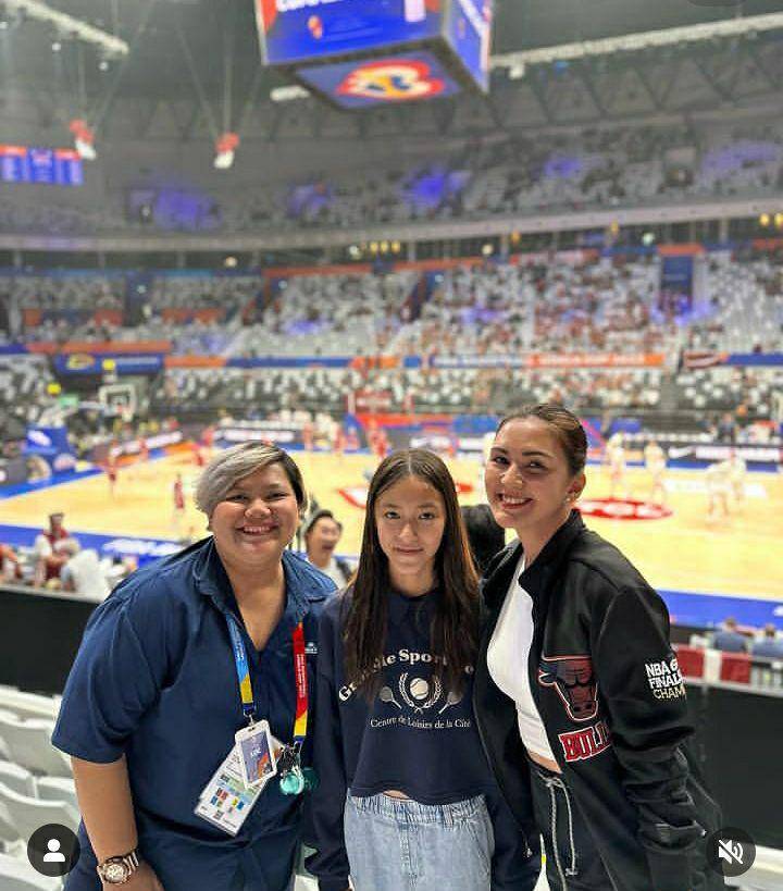 potret artis Indonesia nonton FIBA World Cup 2023 (instagram.com/dagnesia)
