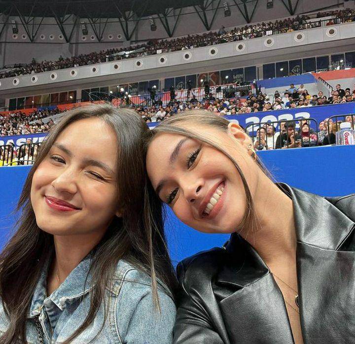potret artis Indonesia nonton FIBA World Cup 2023 (instagram.com/caitlinhalderman)