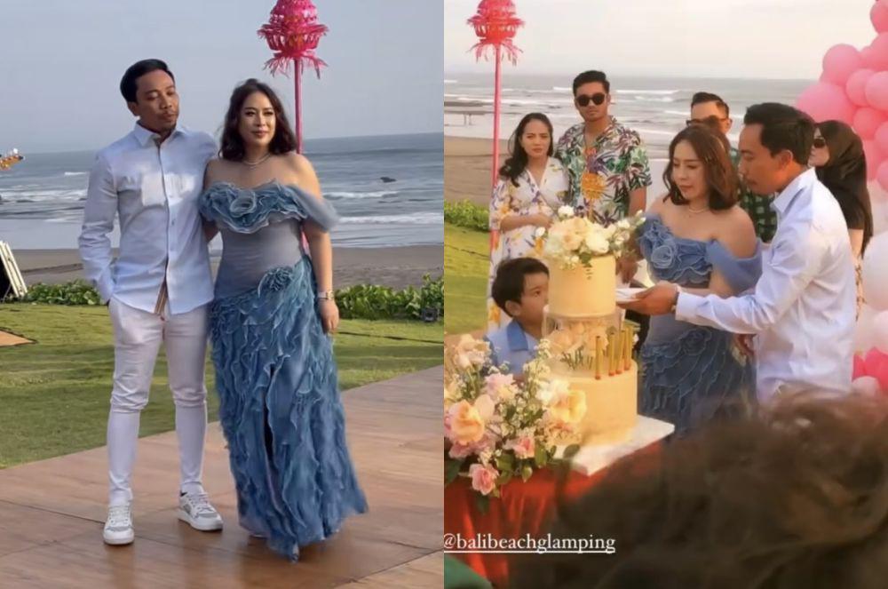 8 Potret Pesta Ulang Tahun ke-35 Maharani Kemala di Bali, Mewah!