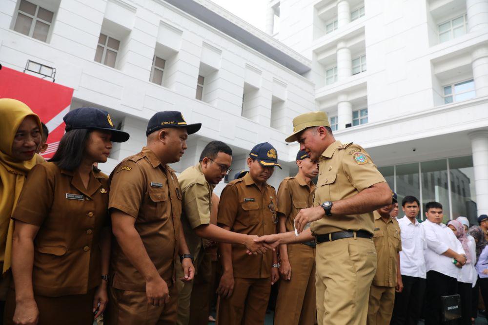 Apel Terakhir Wagub Ijeck Bareng ASN Pemprov Sumut: Saya Grogi