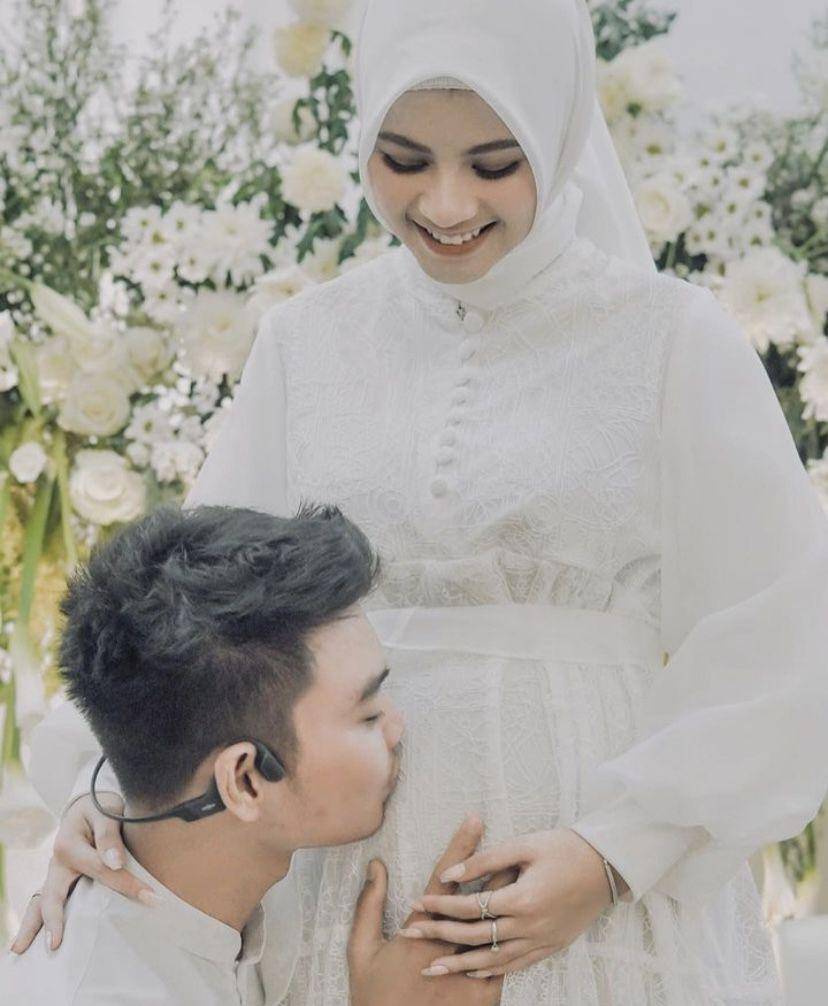 potret pengajian 4 bulanan kehamilan Nabila Maharani (Instagram.com/nabilaamw)